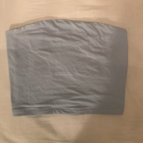 garage baby blue tube top - Picture 2 of 4